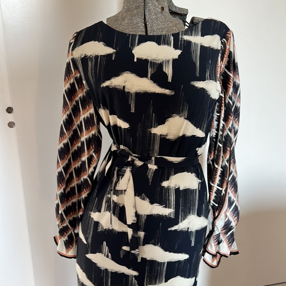 Dries Van Noten side slit and sleeve slit dress - Picture 2 of 8